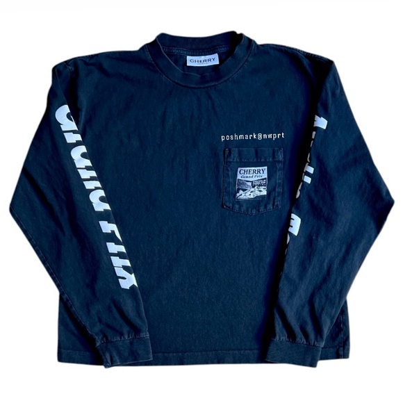 CHERRY LA 🏎️ Red Bull F1 Grand Prix Austin TX Los Angeles Faded Black Tee XS - Picture 5 of 16